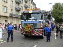 MAN Sattelschlepper an der Street Parade in Zürich am 02.08.2014