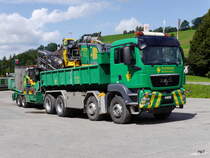 MAN mit Wechselbrücke bei Zell am 24.08.2014