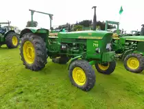 John Deere - Lanz 710 steht beim Lanz & John Deere - Treffen in Kirchheim am See im August 2014