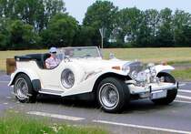 Superschner Mercedes Oldtimer - Sommer 2007 - auf der Fahrt nach Rheinbach zum Oldtimertreffen.