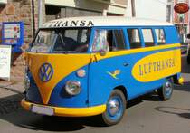 VW-Bus mit Lufthansalackierung - 22.07.2007 - Oldtimerralley in Euskirchen
