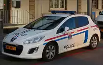 . Peugeot 308 der luxemburgischen Polizei, aufgenommen am  30.08.2014