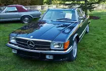 . Mercedes Benz 560 SL, Bj 1989, 8 Zyl. Motor, 5547 ccm, 170 kw (230 Ps), ausgestellt am 30.08.2014 bei den Classic Days in Mondorf.