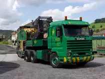 Scania 143m Sattelschlepper bei Zell am 24.08.2014