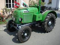 Steyr Diesel, sterreichischer Traktor mit 26PS aus 2660ccm,
gebaut 1948, Traktorentreff in Winterstettendorf/Oberschwaben
Aug.2008