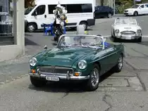MG Oldtimer unterwegs in Orselina am 23.08.2014