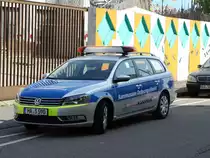 VW Passat der Stadt Mannheim am 05.09.14 in Mannheim Hbf
