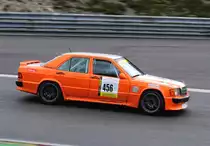 Josef Krings beim Youngtimer - Rennen auf Mercedes-Benz 190 E 2.3, am 20.07.2014 beim ADAC Spa Race Festival 2014