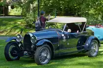 . Bugatti Cabrio zu sehen bei den Classic Days in Mondorf am 30.08.2014.  