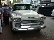 Chevrolet Apache 3100 Pickup des Jahrganges 1958. Mülheim an der Ruhr am 07.09.2014.