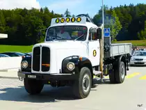 Saurer 4DM Kipper am Saurer Treff im Campus Sursee am 30.08.2014