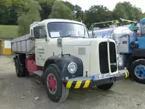 Saurer 5D Kipper am Saurer Treff im Campus Sursee am 30.08.2014