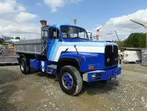 Saurer D290B Kipper am Saurer Treff im Campus Sursee am 30.08.2014