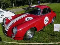 . Porsche 356, Typ BT5 Super 90, Bj 1962, 1600ccm, 90 Ps, 4 Gang Schaltgetriebe, max 180 km/h, aufgenommen bei den Classic Days in Mondorf am 30.08.2014.