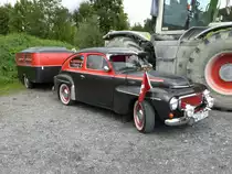 Volvo mit Anhänger in Sursee am 30.08.2014