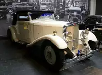 Maybach DS8  Zeppelin , Baujahr 1930, 12-Zyl.V-Motor, 7922ccm, 200PS, von den 300 gebauten Roadstern existieren weltweit noch 28 St�ck, Maybach-Museum Neumarkt,, Aug.2014