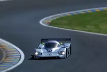 Mercedes C11 von 1991, beim Group C Rennen in Le Mans 14.6.2014
Bearbeitet mit Tilt Shift (Miniatureffekt)