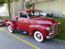 Pickup Chevrolet 3100 Oldtimer Ausgestellt am der Route 66 in Aarburg am 06.09.2014