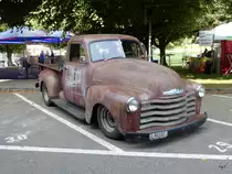 Pickup Chevrolet 3100 Oldtimer Ausgestellt am der Route 66 in Aarburg am 06.09.2014