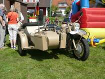 BMW R 75 bei der 1. Oldtimerausstellung in 36119 Neuhof - Hattenhof am 31.08.08 


