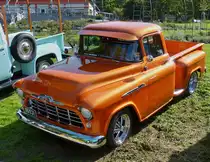 . Chevrolet Apache 3100 ausgestellt bei den Classic Days in Mondorf.  30.08.2014