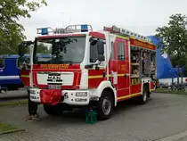 MAN TGM HLF 20/16 (Florian Isenburg 1/46-2) am 13.09.14 in Neu-Isenburg beim Tag der Offenen Tür der Feuerwehr 