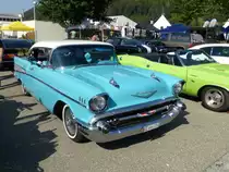 Chevrolet Bel Air Oldtimer Ausgestellt am der Route 66 in Aarburg am 06.09.2014