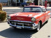 Chevrolet Bel Air Oldtimer Ausgestellt am der Route 66 in Aarburg am 06.09.2014