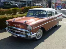 Chevrolet Bel Air Oldtimer Ausgestellt am der Route 66 in Aarburg am 06.09.2014