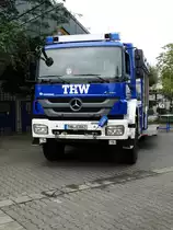 Mercedes Benz Axor des THW Neu-Isenburg am 13.09.14 in Neu-Isenburg beim Tag der Offenen Tür der Feuerwehr 
