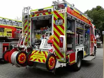 MAN TGM HLF 20/16 (Florian Isenburg 1/46-1) am 13.09.14 in Neu-Isenburg beim Tag der Offenen Tür der Feuerwehr von hinten 