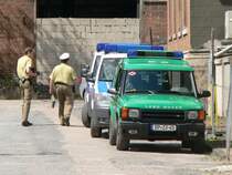 BPOL-Landrover BP 23-45 am 16.7.2007 in Erfurt.