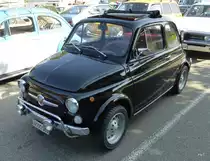 Fiat 500 Oldtimer Ausgestellt am der Route 66 in Aarburg am 06.09.2014