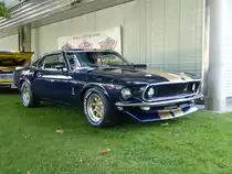 Ford Mustang Oldtimer Ausgestellt am der Route 66 in Aarburg am 06.09.2014