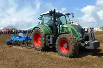 Fendt 718 Vario beim FENDT-Feldtag in Wadenbrunn im August 2014