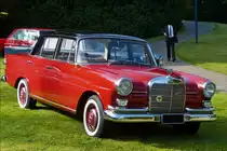 . Mercedes Benz 190 D Heckflossen Limousine, gesehen bei den Classic Days in Mondorf. 30.08.2014