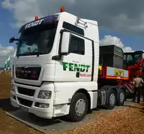 MAN TGX 26.540 als Sattelzugmaschine von Fendt, gesehen beim FENDT-Feldtag in Wadenbrunn im August 2014