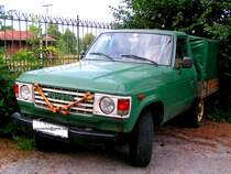 TOYOTA-Pickup, abgestellt am Bhf. Simbach/Inn 070615