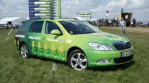 Skoda Oktavia als Werbeträger für den  FENDT-Feldtag , den der Traktorenhersteller mit der Saaten-Union gemeinsam am 27.08.2014 in Wadenbrunn veranstaltet hat.