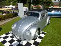 VW Käfer Oldtimer Ausgestellt am der Route 66 in Aarburg am 06.09.2014