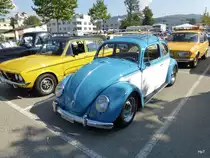 VW Käfer Oldtimer Ausgestellt am der Route 66 in Aarburg am 06.09.2014
