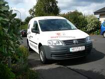 VW Caddy der Arbeiterwohlfahrt unterwegs mit  Essen auf Rdern  am 02.08.08 in 36100 Petersberg - Marbach