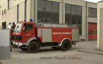 Werkfeuerwehr DB 1625 der Buzzi Zementwerke, ehemals Dyckerhoff, in Lengerich Westfalen am Tag der offenen Tür am 13.9.2014.