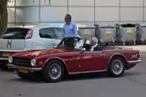 . Triumph TR6, gesehen am 20.09.2014. 