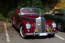 . Mercedes Benz 220A Cabrio Bj 1954, hat auch an der FIVA World Rally Luxemburg Rundfahrt am 20.09.2014 teilgenommen.