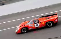 Lola T70 MK3B, bei der CanAm Interserie Challenge-Race am 20.Sep.2014 in Spa Francorchamps. Mitzieher mit Tilt Shift (Miniatureffekt) bearbeitet.