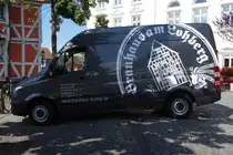 MB Sprinter vom  Brauhaus am Lohberg , gesehen in Wismar im August 2014