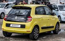 2014-er Renault Twingo, Rückansicht (13.09.2014)