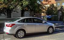 Ford Focus III Sedan, gesehen am 28.08.2014.
