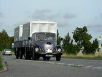 ein Magirus unterwegs von Stralsund nach Stettin am 03.09.08 mit der Hanse-Tour bei Brandshagen